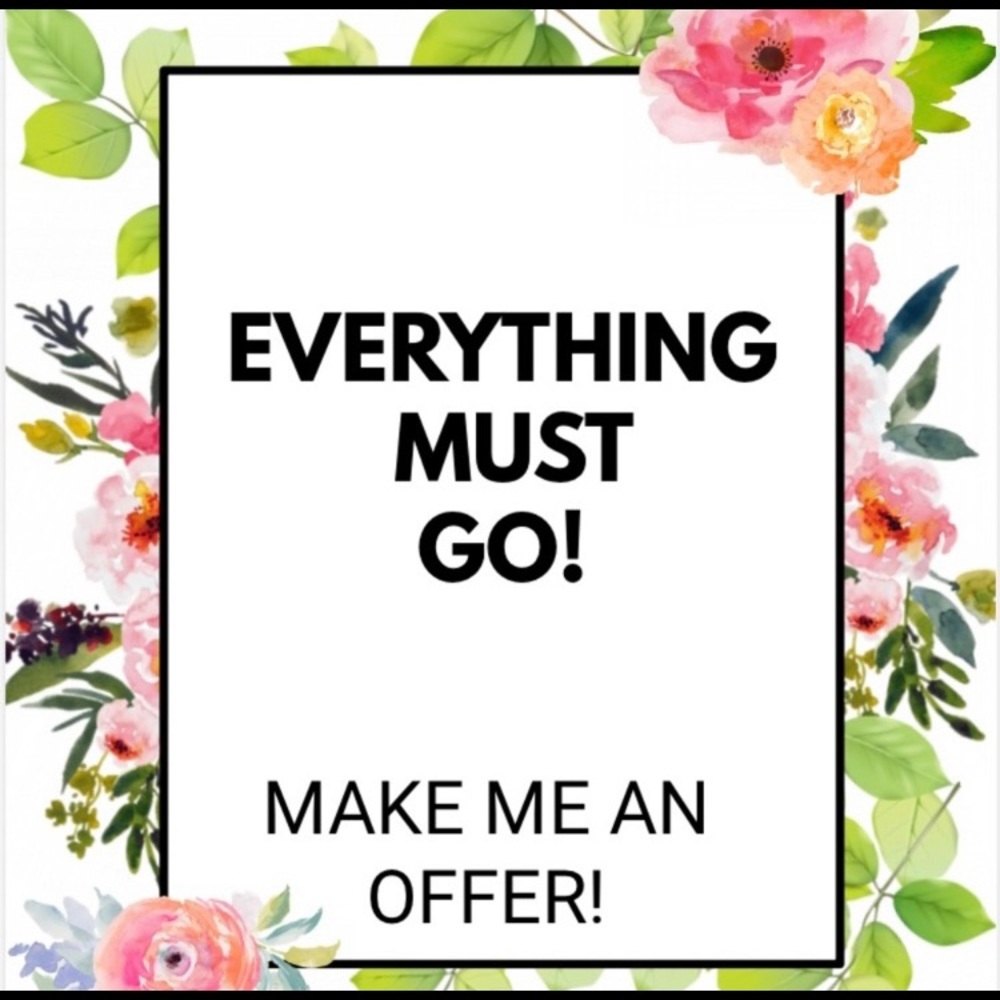 Flash Sale!  💥💥 Everything Must Go!  Please make an offer!!